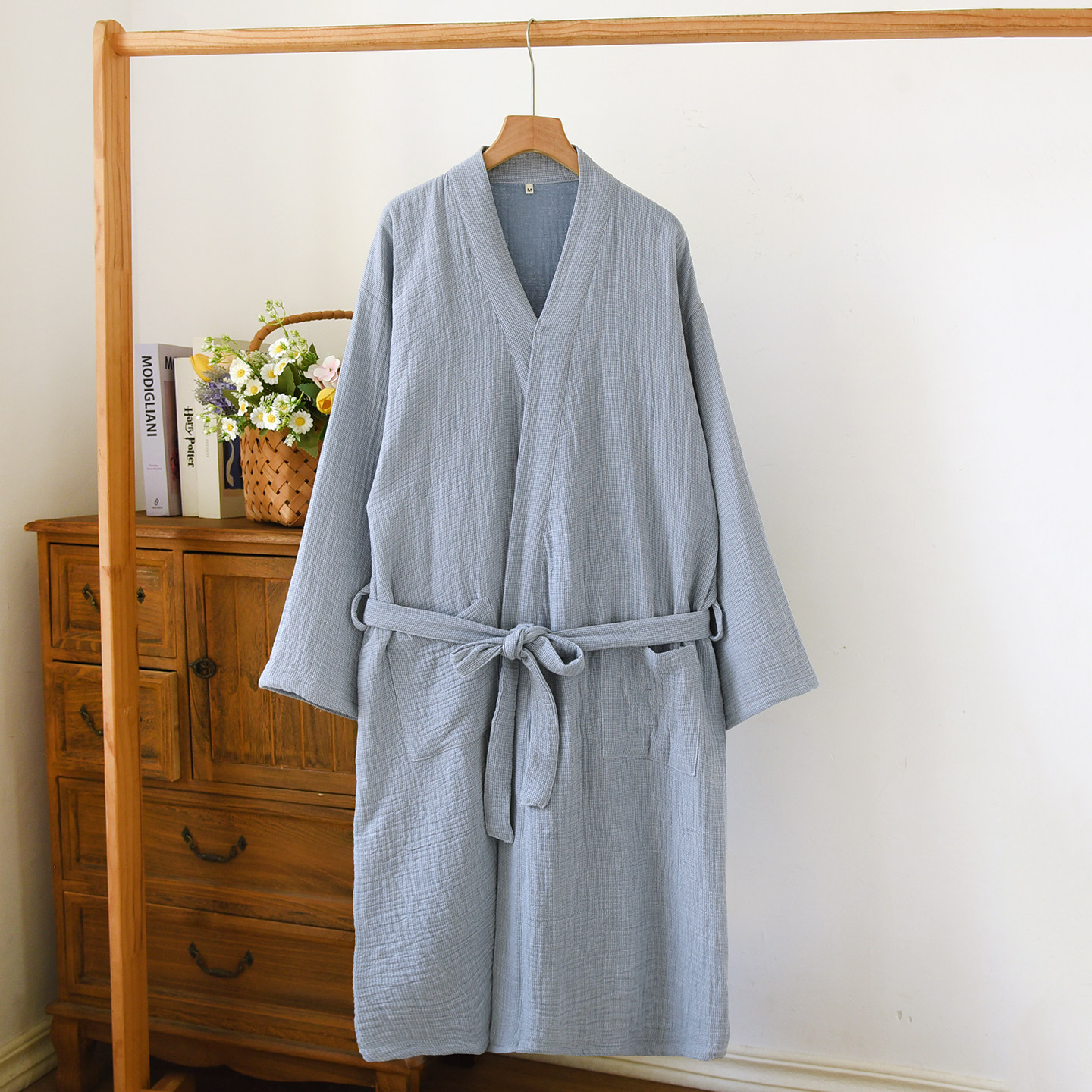 四层纯棉纱布情侣睡袍女日系和服长袖男士浴袍春秋家居服睡衣浴衣,淘宝优惠券,粉丝福利购,淘宝优惠卷