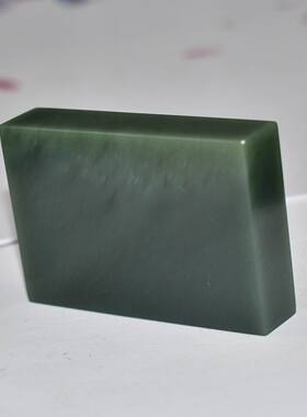 新疆的猫MAO12 99.4克，肉质细腻的黑青玉细料蓝调平安无事牌