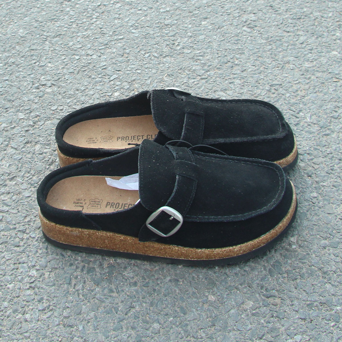 捡漏~高端真软木底牛皮面外贸原单正宗勃肯鞋中底上线时尚女鞋 - 图0