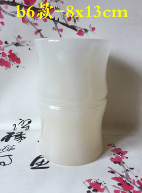 笔筒办公室文房四宝石雕工艺品