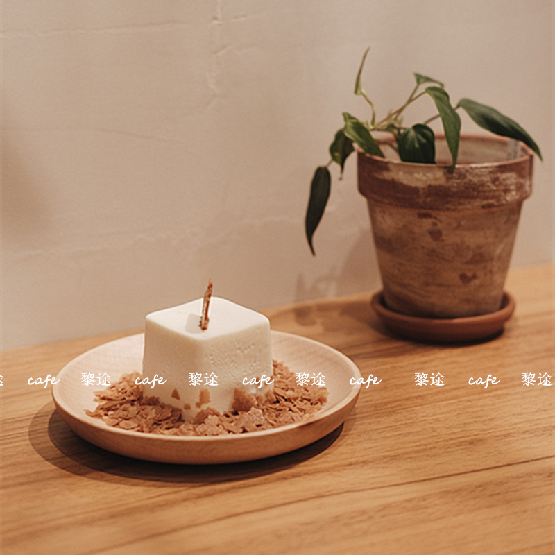 日式椭圆形榉木小木盘 ins同款咖啡牛奶点心木托盘 一人食 摆拍盘