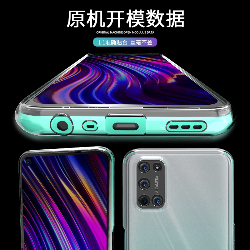 OPPO A52手机壳硅胶A52保护套软外壳透明全包边PDAM10简约防摔TPU-图2