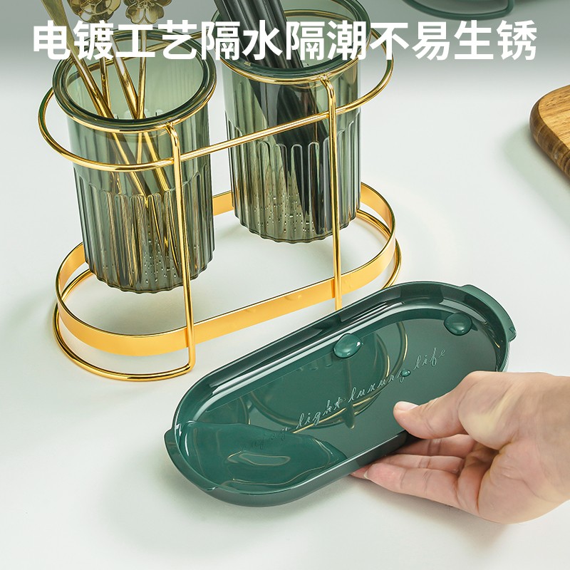 乐博乐博筷子筒家用新款筷子篓筷子笼厨房专用餐具架收纳盒可沥水