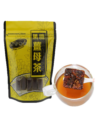黑金传奇黑糖姜茶台湾姜母茶大姨妈红糖水月子姜枣茶块进口老姜汤 - 图2