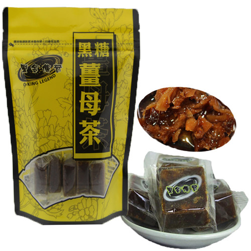 黑金传奇黑糖姜茶台湾姜母茶大姨妈红糖水月子姜枣茶块进口老姜汤 - 图1