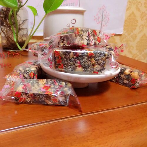 潮汕揭西陆河客家特产甜黑芝麻糖独立包装黑芝麻酥 芝麻条 芝麻呈 - 图1