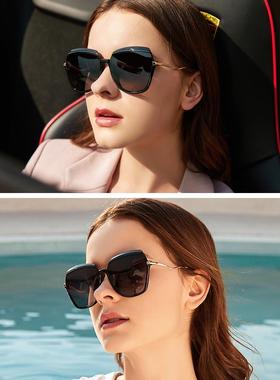 海伦凯勒近视渐变太阳镜偏光nd减光镜墨镜女士大脸高级感防紫外线