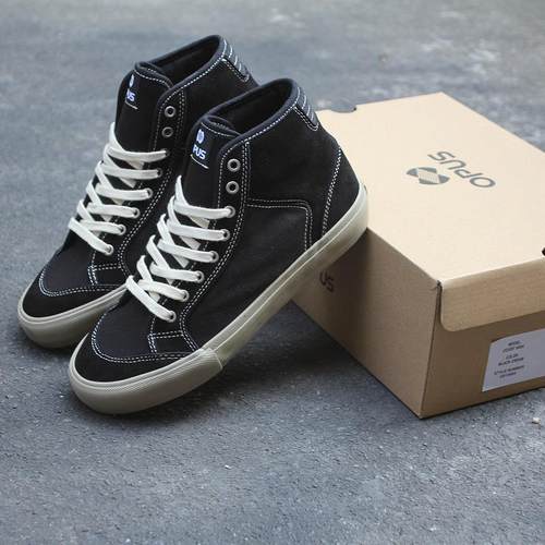 特价清货OPUS高帮滑板鞋透气防滑运动耐磨翻毛皮街舞男女BMX鞋DC - 图1