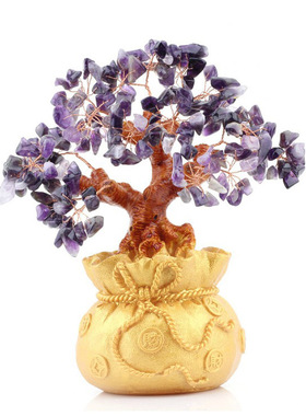 厂家直销天然水晶招财树