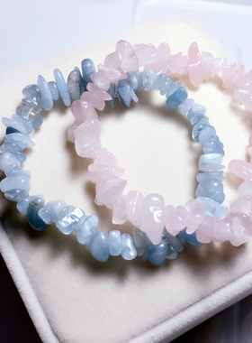 散珠水晶饰品幸福天然海蓝宝特价