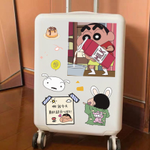 Cartoon Cute Sticker suitcase Suitcase Pull Bar Suitcase Electric Bottle Car Doors And Windows Car Decoration Stickers Waterproof Large