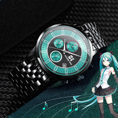 初音未来手表 幸运石官方正版 二次元动漫镜音巡音联名周年周边表 - 图1