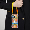 Apple Huawei silicone cartoon can be worn crossbody new style