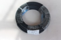 100 m fixed-length leather line optical cable prearranged into end-in-room butterfly finished leather line optical cable black