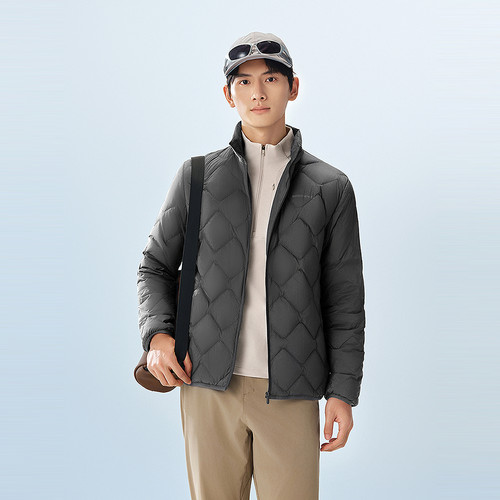 【90鹅绒】波司登新款羽绒服男士短款立领轻薄保暖百搭外套情侣 - 图2