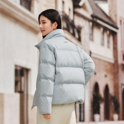 波司登冬季羽绒服女款新款短款时尚休闲立领加厚保暖外套正品 - 图0