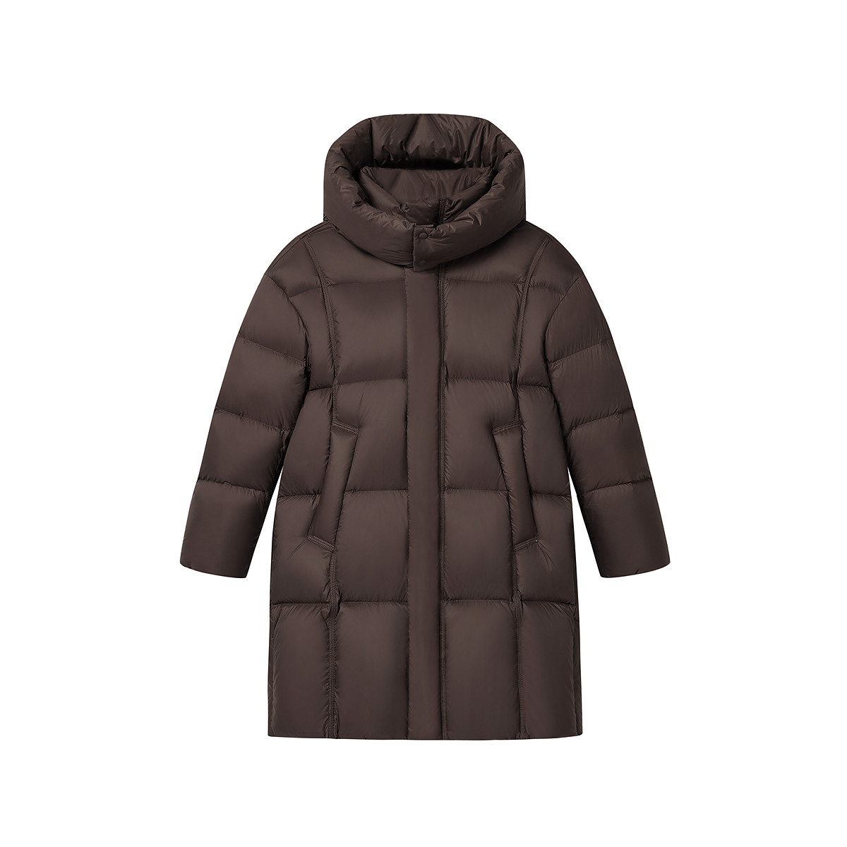 【泡芙亲子款】25新款波司登儿童羽绒服女童长款大童加厚保暖防寒