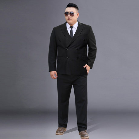 Plus size double breasted suit Clearance