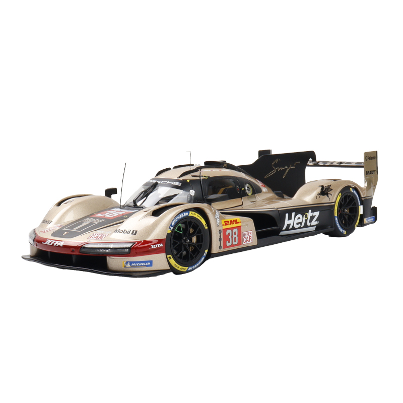 NOREV 1:18 保时捷963 LMGT3 Hertz Team 2024 合金全开汽车模型 - 图3