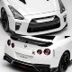 MH 1 18 Nissan GT-R R35 NISMO T-Spec Edition alloy full car model white
