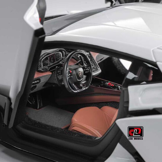 LCD 1 18 Lamborghini Revuelto Revival New Daniel Alloy Fully Open Simulation Car Model