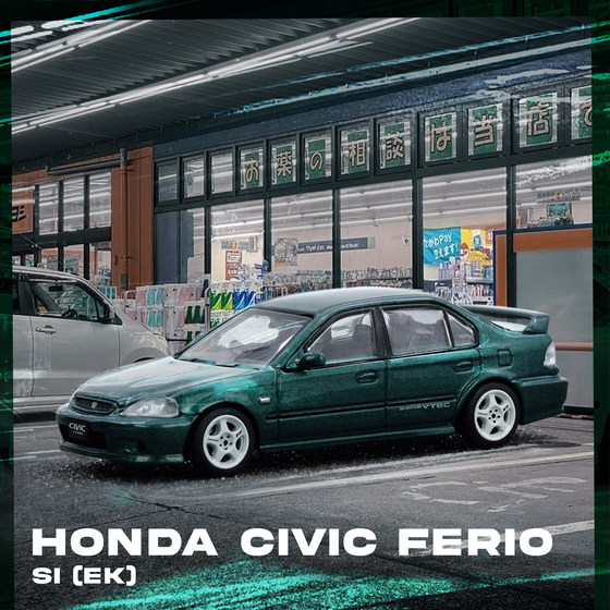 INNO 1 64 HONDA CIVIC Ferio Si EK simulation alloy car model silver