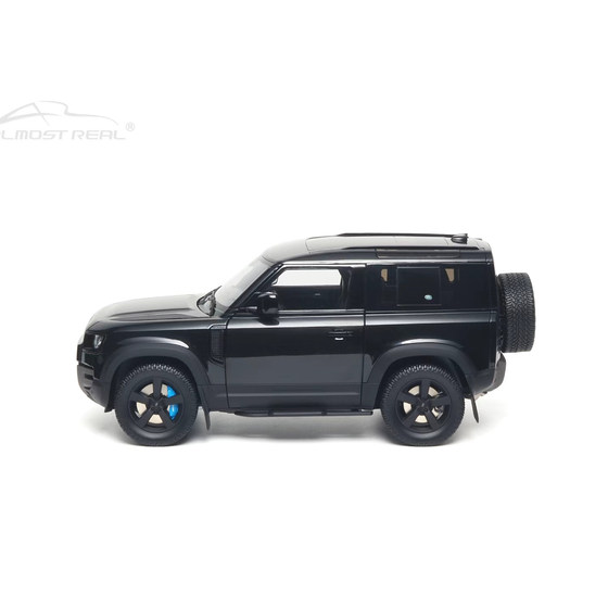 Land Rover Defender 90 110 travel kit version SUV AR realistic 1 18 alloy full car model black