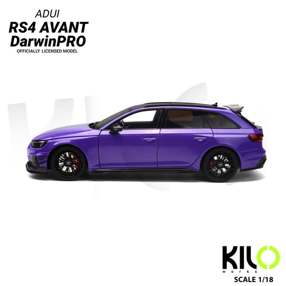 KILOworks 1 18 Audi RS4 Darwin Darwin travel modified version alloy full car model