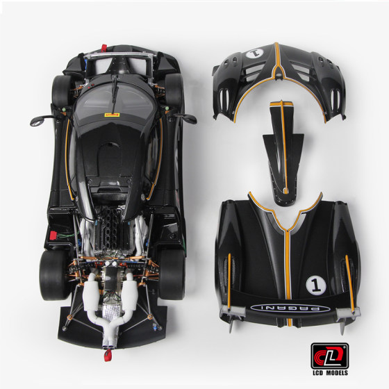 LCD Pagani Huaya R alloy full car model