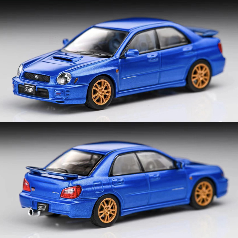 Furuya 1:64 斯巴鲁 Subaru 翼豹 lmpreza WRX STi 8代 合金车模 - 图0