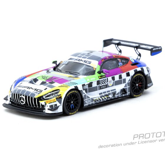 TW 1 64 Mercedes-Benz AMG GT3 Bathurst 12 Hours Endurance Race GruppeM Team Alloy Car Model