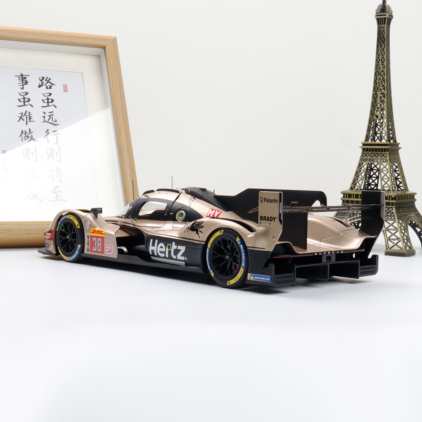 NOREV 1:18 保时捷963 LMGT3 Hertz Team 2024 合金全开汽车模型 - 图2