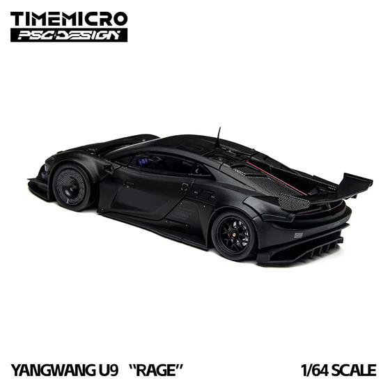 TM PSC 1 64 BYD looks up to U9 RAGE joint car exhibition model alloy car model collection black and white