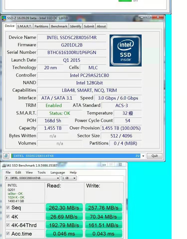 Intel/英特尔S3510 S3610 1.6T 企业级固态硬盘 SSD SATA MLC颗粒 - 图2