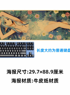 日本经典动漫复古海报长条房间墙面布置装饰画二次元卡通墙贴画