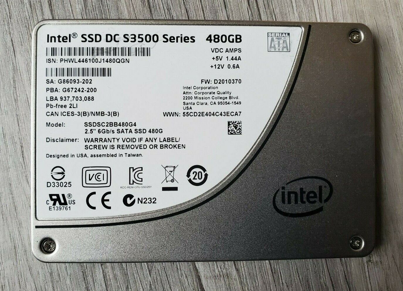 IBM X3650M3 X3500M4 X3850X5企业级固态服务器硬盘480G SATA SSD-图1