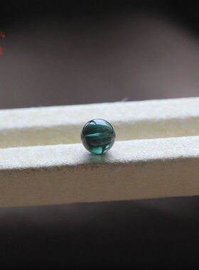 天然碧玺海水蓝圆珠隔珠