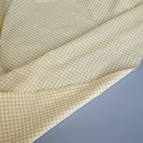 水洗棉布料色织格子纯棉布料亲肤可做服装床品门帘等全店满20包邮 - 图1