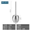 Stainless steel toilet brush holder set hotel home bathroom toilet cleaning toilet brush set floor-standing