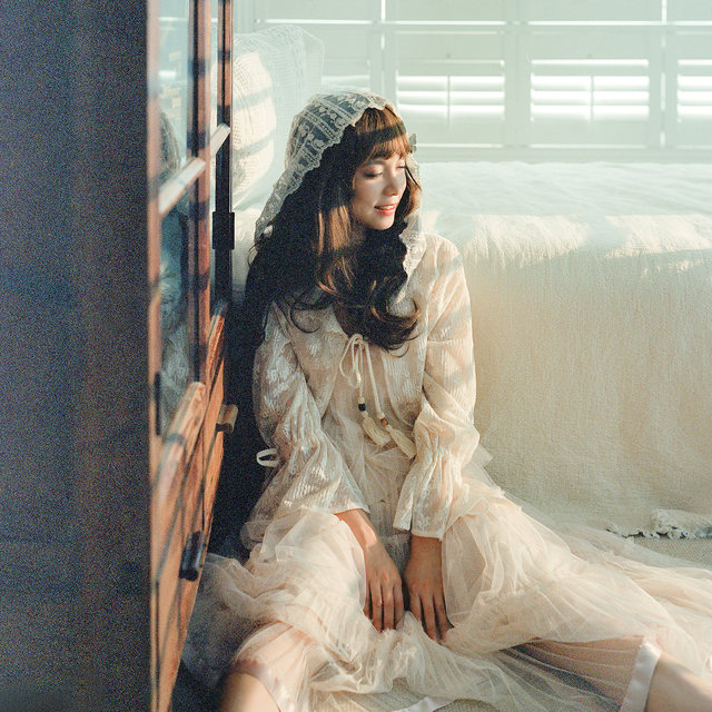Yunzole ຕົ້ນສະບັບແບບ fairy lace jacket ປ້ອງກັນແສງແດດ