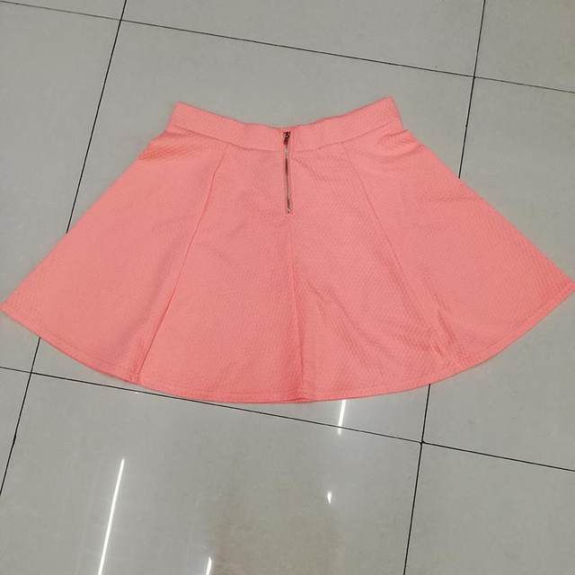 Zipper versatile casual high-end skirt sun umbrella skirt