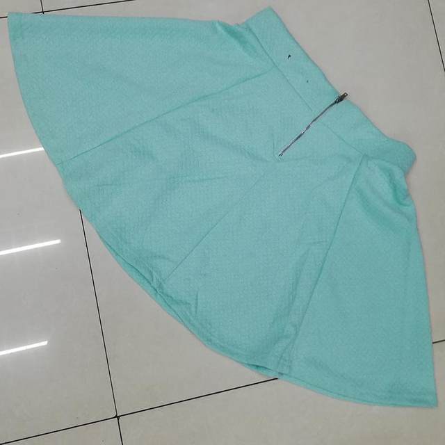 Zipper versatile casual high-end skirt sun umbrella skirt