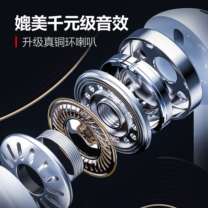 英菲克i12x真华为苹果oppo小米vivo 英菲克英乐网视蓝牙耳机