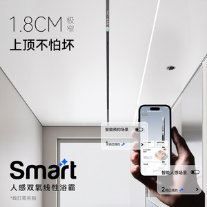 奥普线性浴霸L3B-Pro+嵌入式线型除臭风暖排气扇一体官方旗舰店