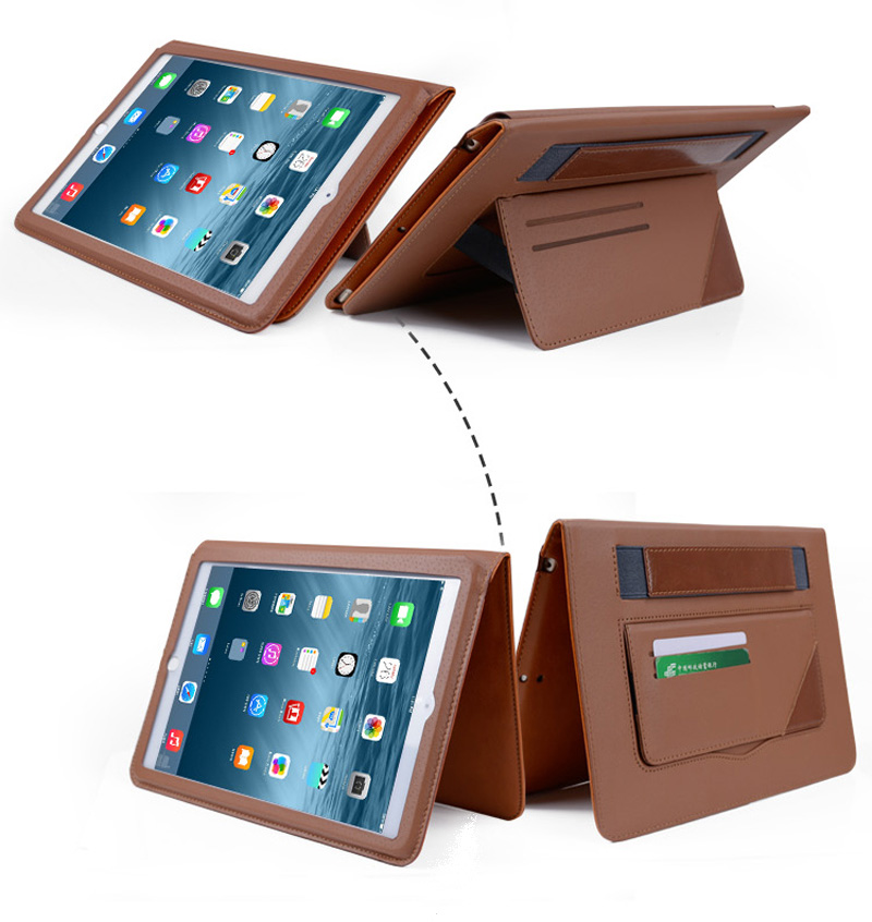 苹果iPad air2保护套A1566 1474真皮全包5\/6平