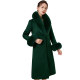 Medium length wool cashmere coat wool fashion