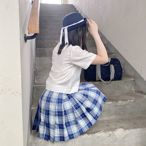珠珠家小礼帽jk制服搭配圆顶帽子校供感飘带毛呢帽水手服幼稚园 - 图0