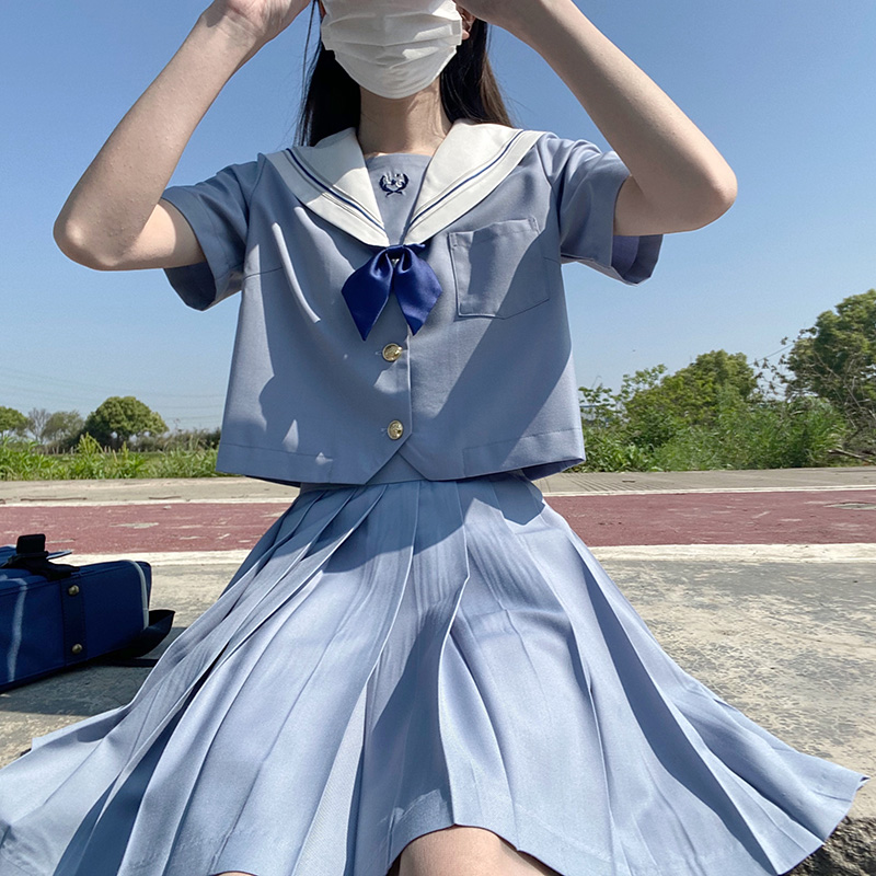 【现货】*渝川*夏服原创自制夏季短袖水手服正统JK制服2021新款