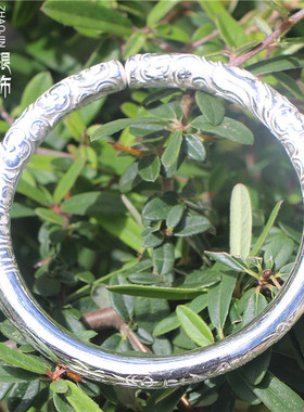 手镯网红同款999纯银金箍棒海神