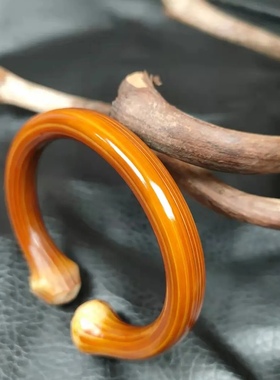 古风饰品金刚藤手镯木质镯子